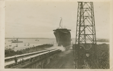 PAQUEBOT S.S NORMANDIE - CARTE POSTALE GLACEE - EDITEUR : ANONYME REF. ANOG 10-2 PSB