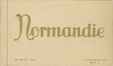 S.S NORMANDIE CARNET CP GLACEES LA CIGOGNE - SERIE 2