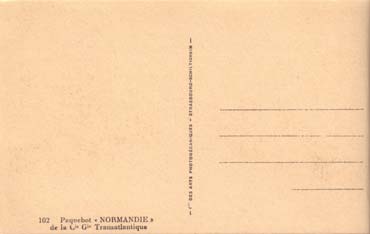 PAQUEBOT S/S NORMANDIE CARTE POSTALE PHOTO C.A.P - SCHILTIGHEIM