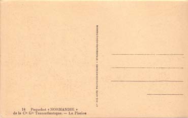 PAQUEBOT S/S NORMANDIE CARTE POSTALE PHOTO C.A.P - SCHILTIGHEIM