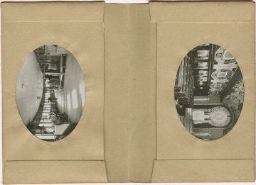Paquebot Normandie - Carnet de photos petit format anonyme - Série 1 - intérieur