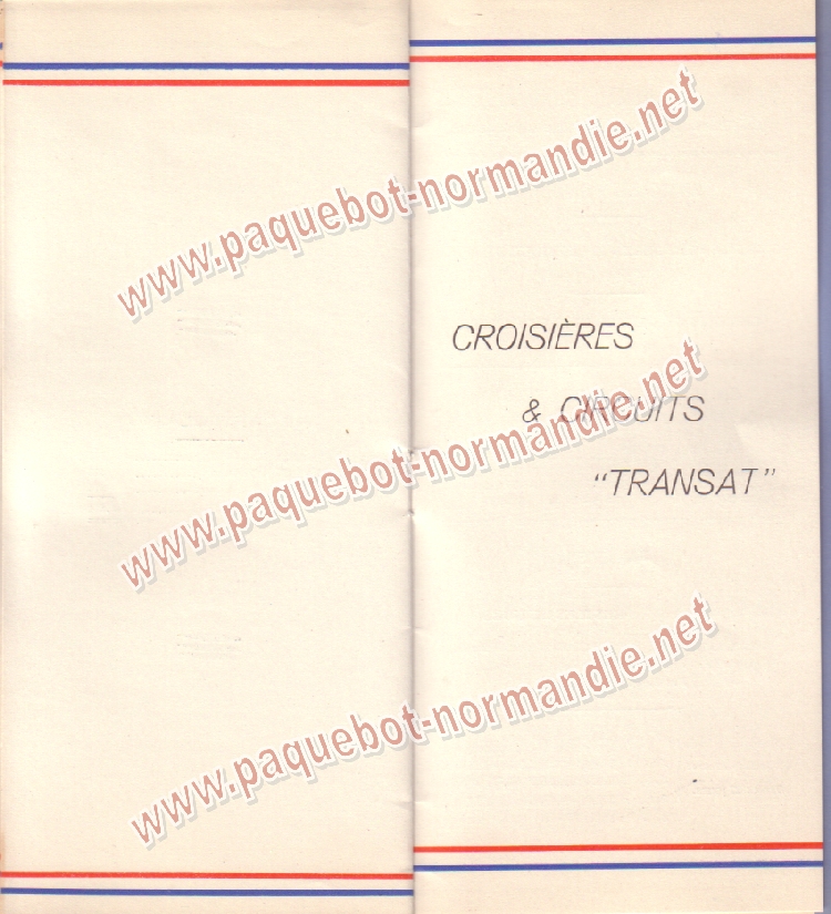 Paquebot s/s Normandie - LISTE PASSAGERS 15.06.38 / 3-7