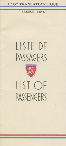 LISTE PASSAGERS 22.06.35 /1