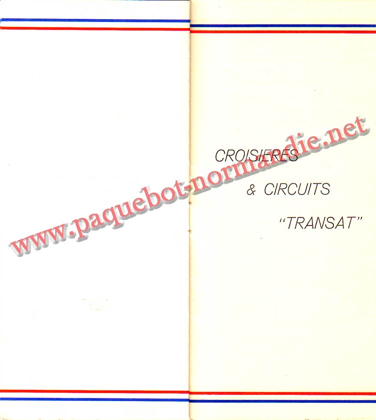 PAQUEBOT NORMANDIE - LISTE PASSAGERS DU 23 JUIN 1937 - 2ème CLASSE / 2-7