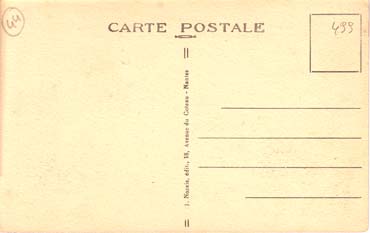 PAQUEBOT NORMANDIE - CARTE POSTALE CLASSIQUE SEPIA REF. NOZC 1-3