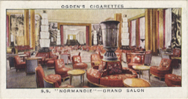 Paquebot Normandie - Carte cigarettes OGDEN`S - N41