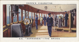 Paquebot Normandie - Carte cigarettes OGDEN`S - N42