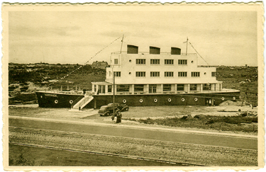 Paquebot S.S. NORMANDIE - Carte-postale classique Noir et blanc - Editeur : Ernest THILL - Bruxelles - Réf. Site : THILLP HOT-1-0- PSB