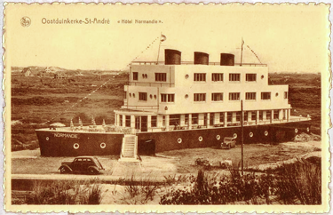 Paquebot S.S. NORMANDIE - Carte-postale classique Noir et blanc - Editeur : Ernest THILL - Bruxelles - Réf. Site : THILLP HOT-1-`&- PSB