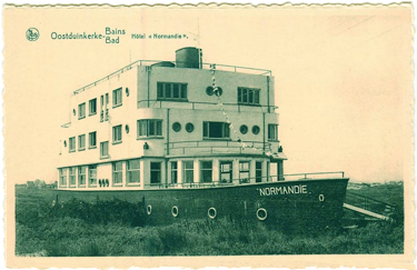 Paquebot S.S. NORMANDIE - Carte-postale classique Noir et blanc - Editeur : Ernest THILL - Bruxelles - Réf. Site : THILLP HOT1-48 PSB