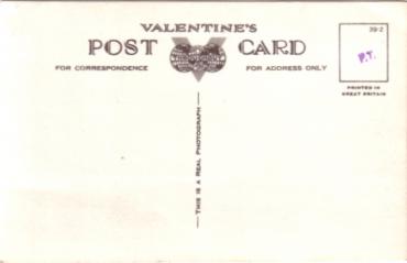 S.S NORMANDIE - Carte postale Angleterre - VALENTINE`S - Réf. 1-39-2 Verso